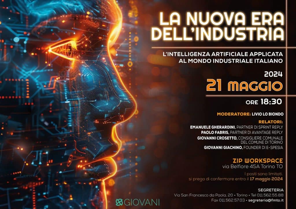 La nuova era dell'industria - L'intelligenza artificiale applicata al mondo industriale italiano  21 maggio 2024